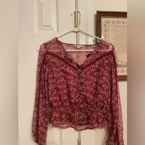 American Eagle Blouse Size Small